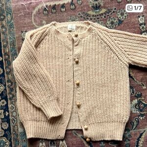 Babaa Cream Knit Cardigan